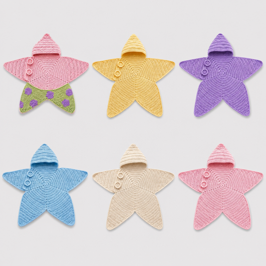 StarBaby - pijama estrella de bebé en 6 colores